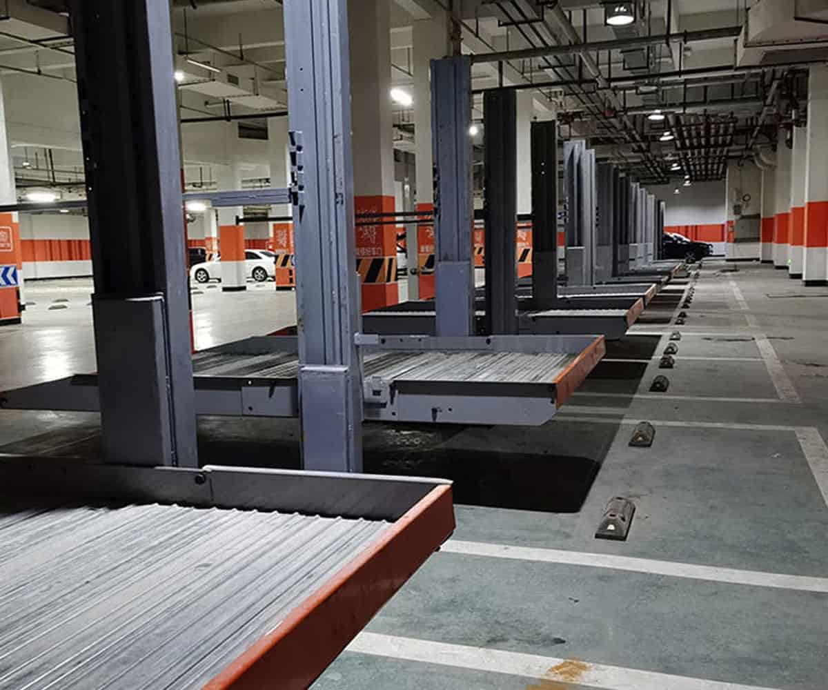 雙層升降平移機械停車庫短租