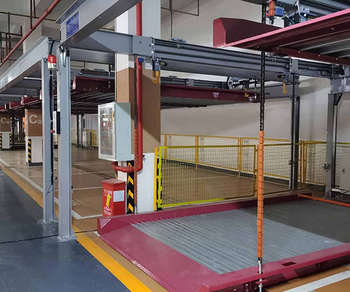 PSH升降橫移式機械車位安裝