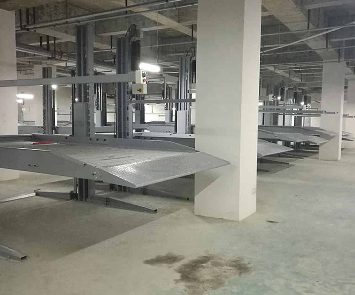 左右橫移機械停車設備安裝