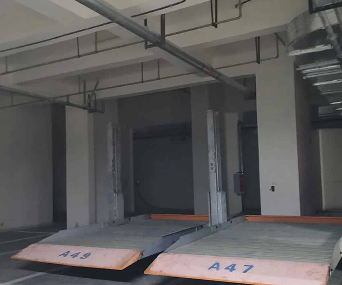 2層簡易類機械式停車設備過驗收