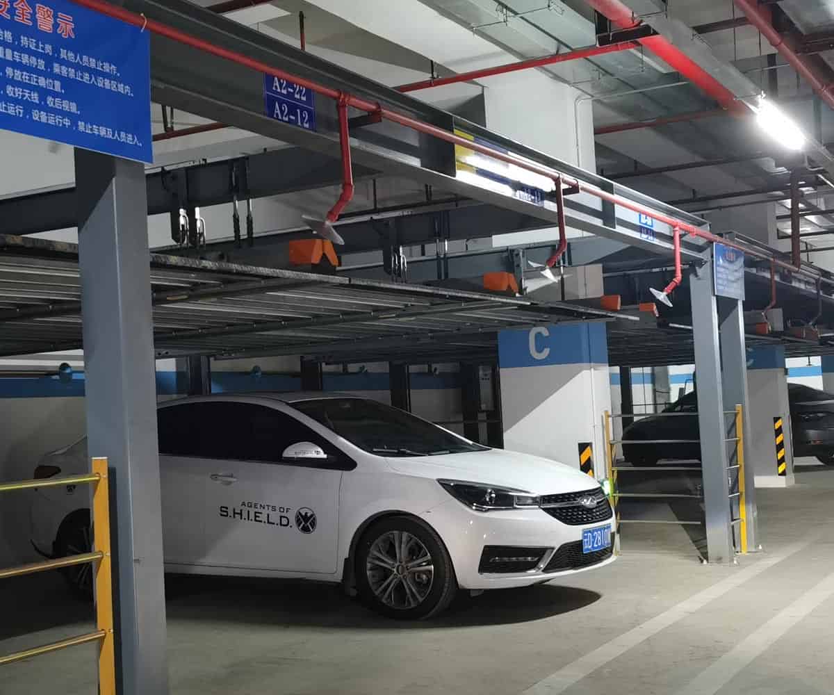 兩層簡易式立體停車位