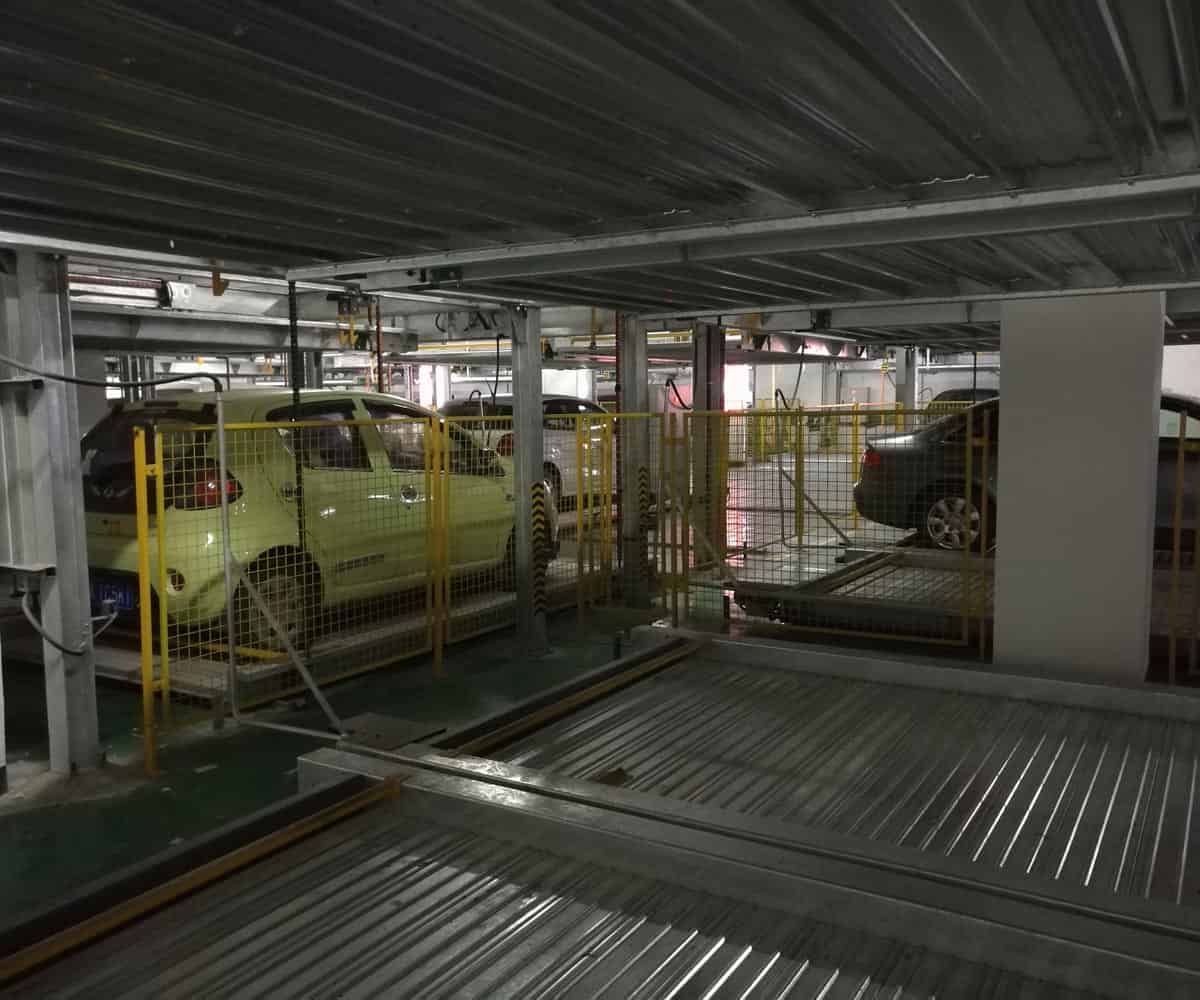 梳齒交換升降橫移立體車庫